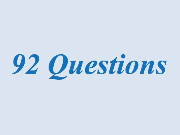 92 Questions