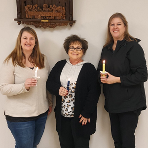 Ashley Miller, secretary; Julie Novacek, vice president; Andrea Svoboda, treasurer (president Deb Pleskac not pictured)