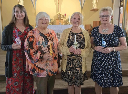 President, Julie Foster; Treasurer, Pat Bohling; Secretary, Valorie Foy; Vice President, Jane Reffett