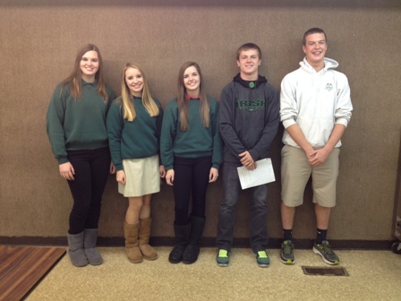 Seniors at Math day