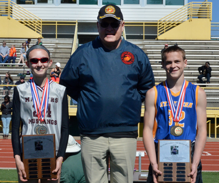 Eleven schools participate in junior high track season