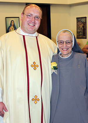 Marian Sister honored at annual event for 50 years of teaching